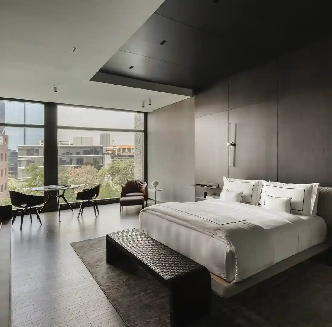 Grand Suite at Alexander Hotel CDMX - 60 sqm luxury accommodation with panoramic city views